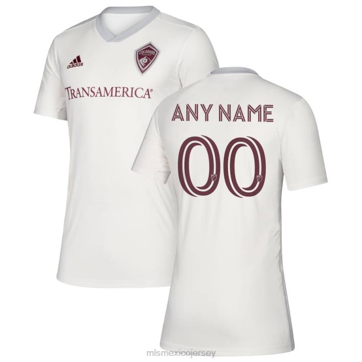 MLS Jerseys jerseyniños camiseta réplica personalizada colorado rapids adidas blanca 2020 negro diamante BJDD973