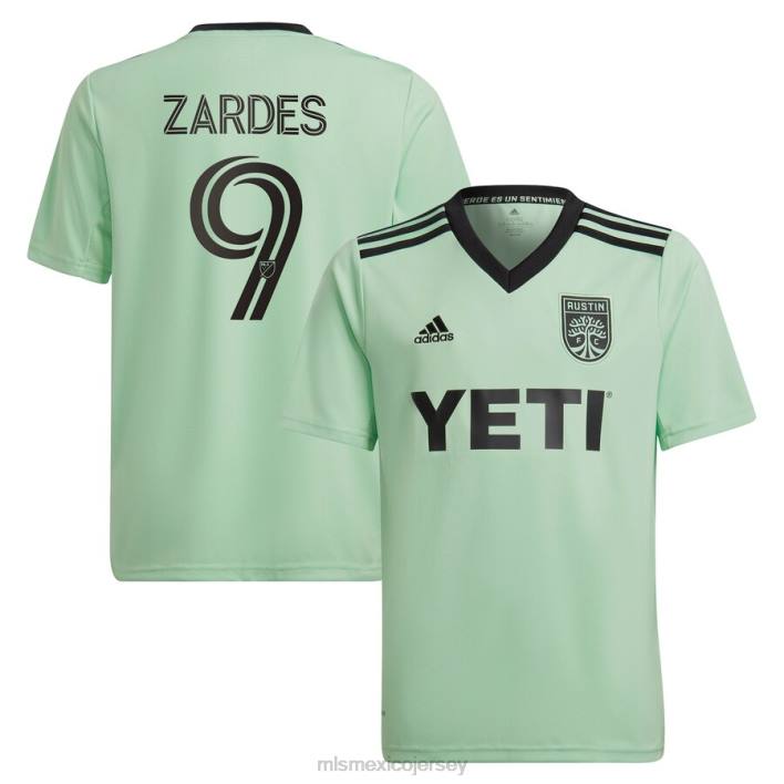 MLS Jerseys jerseyniños austin fc gyasi zardes adidas mint 2023 the sentimiento kit réplica de camiseta del jugador BJDD1186