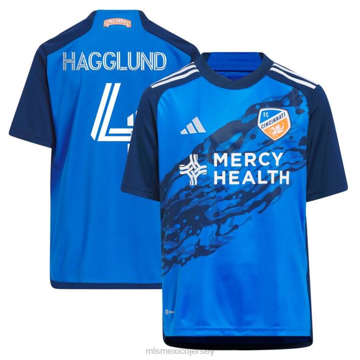 MLS Jerseys jerseyniños fc cincinnati nick hagglund adidas azul 2023 réplica del kit river kit BJDD408