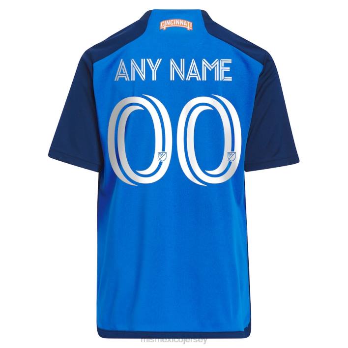 MLS Jerseys jerseyniños fc cincinnati adidas azul 2023 river kit réplica camiseta personalizada BJDD85