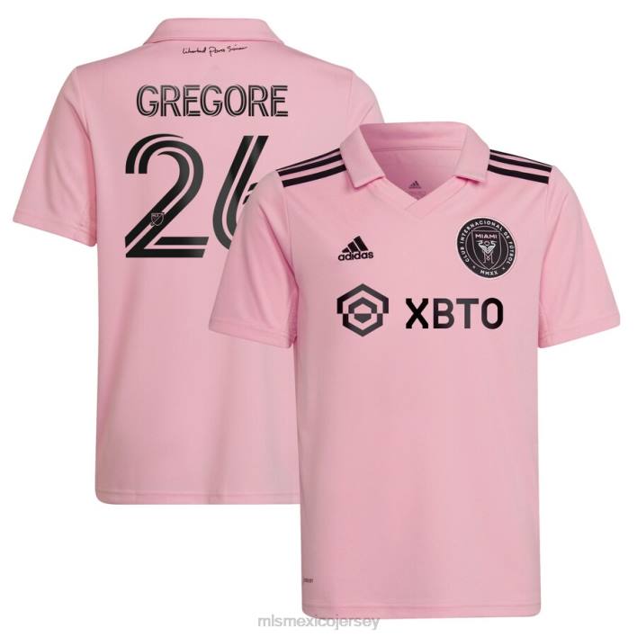 MLS Jerseys jerseyniños inter miami cf gregore adidas rosa 2022 the heart beat kit réplica camiseta del jugador del equipo BJDD1443