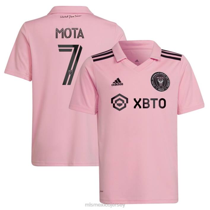 MLS Jerseys jerseyniños inter miami cf jean mota adidas rosa 2022 the heart beat kit réplica de camiseta del jugador BJDD1418