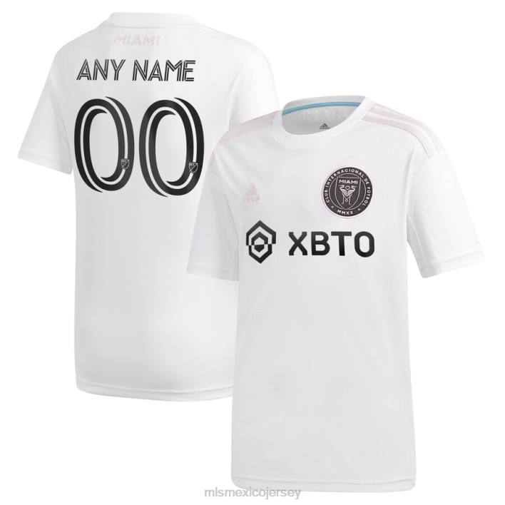 MLS Jerseys jerseyniños camiseta replica personalizada primaria inter miami cf adidas blanca 2020 BJDD441