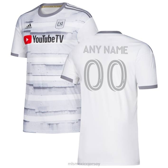 MLS Jerseys jerseyniños réplica personalizada secundaria de la camiseta adidas lafc blanca 2020 BJDD949