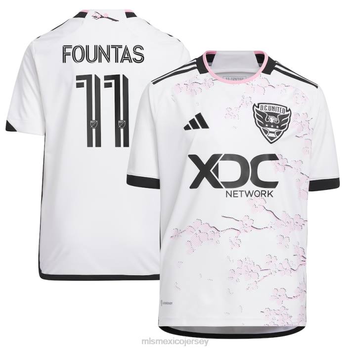 MLS Jerseys jerseyniños corriente continua. united taxi fontas adidas blanco 2023 the cherry Blossom kit réplica de camiseta del jugador BJDD603